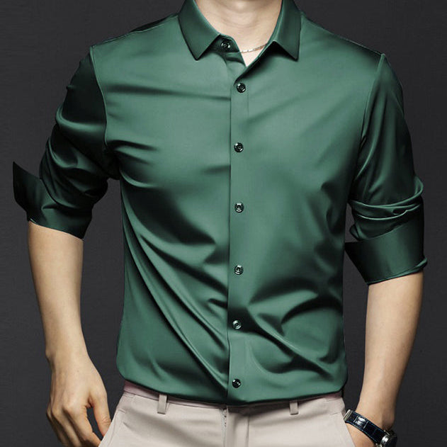 Męska Koszula Slim Fit – Łatwa w Pielęgnacji Klasyczny Krój Oddychająca