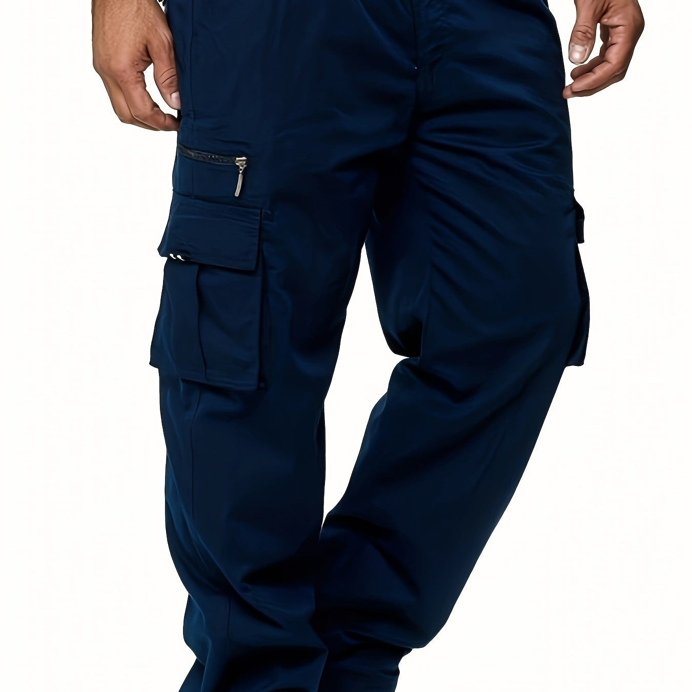 Męskie Spodnie Cargo - Wygodne Casualowe Wiele Kieszeni