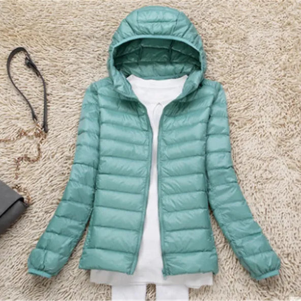 Damska Ptyś Kurtka Wodoodporna – Kapturem i Izolacją