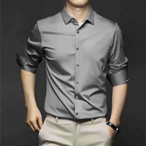 Męska Koszula Slim Fit – Łatwa w Pielęgnacji Klasyczny Krój Oddychająca