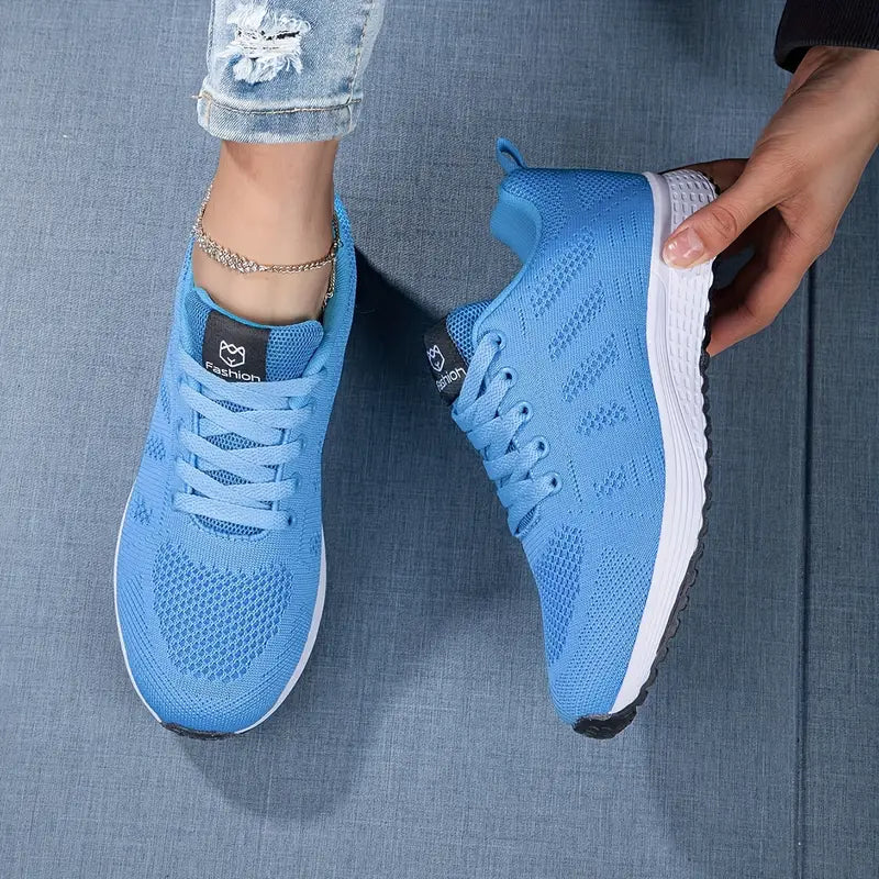 Damskie Oddychające Sneakersy - Lekkie Komfort Sport