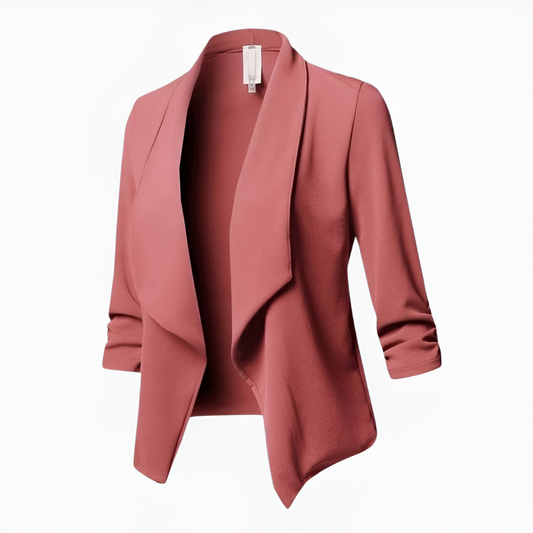 Damski Blazer z Długim Rękawem - Elegancki Formalna Profesjonalna