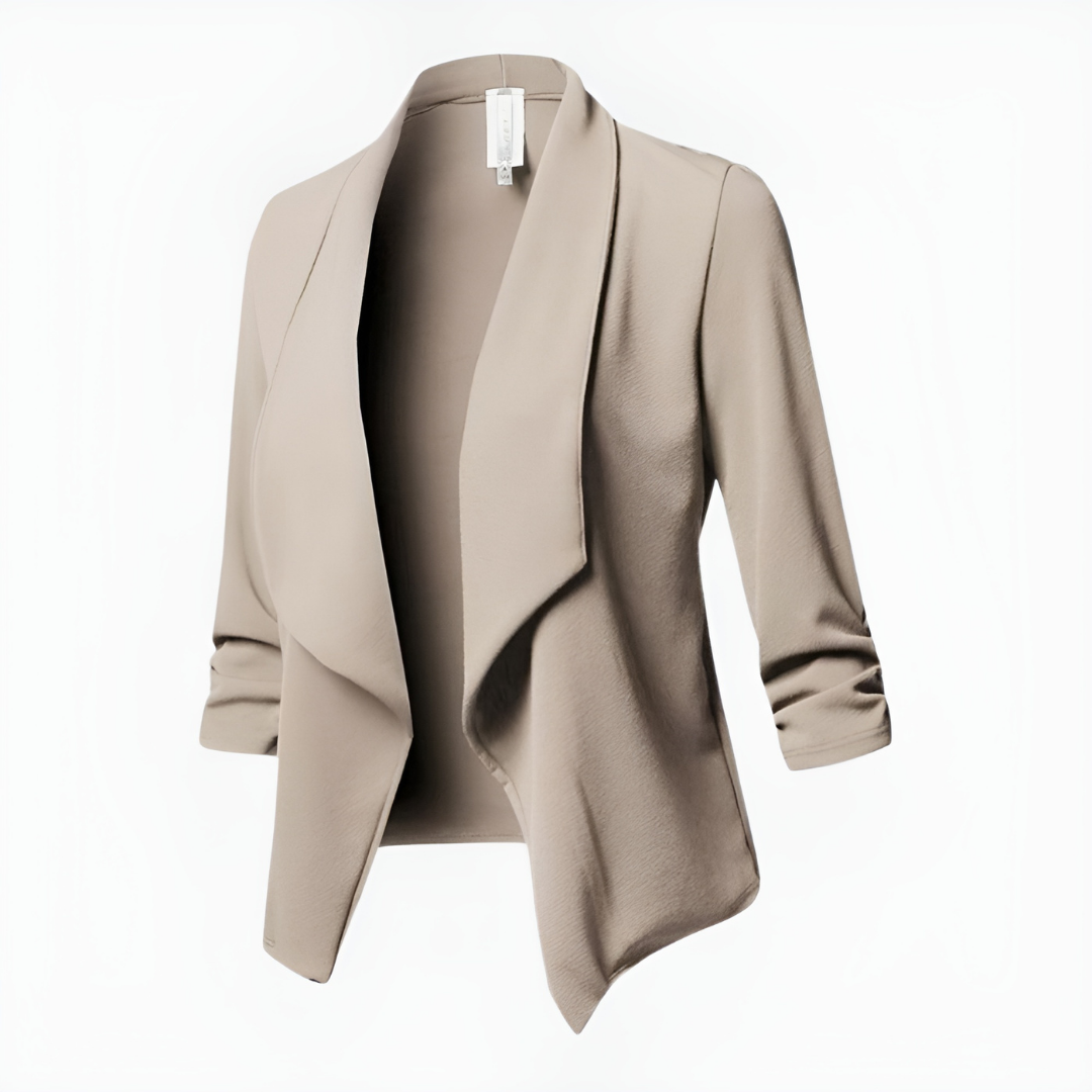 Damski Blazer z Długim Rękawem - Elegancki Formalna Profesjonalna