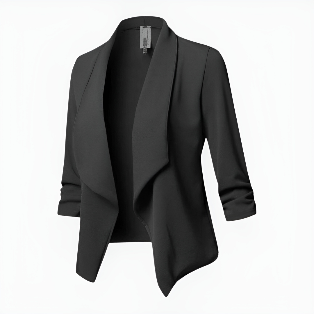 Damski Blazer z Długim Rękawem - Elegancki Formalna Profesjonalna