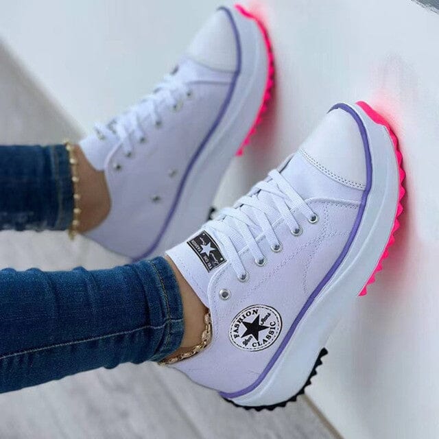 Damskie Sneakersy - Stylowe Eleganckie Codzienny Komfort