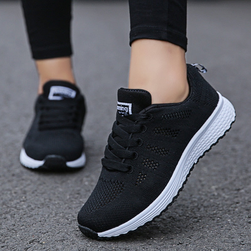 Damskie Sneakersy - Wygodne Oddychające Casualowe Ergonomiczne