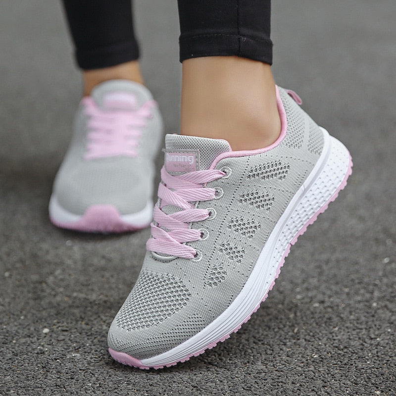 Damskie Sneakersy - Wygodne Oddychające Casualowe Ergonomiczne