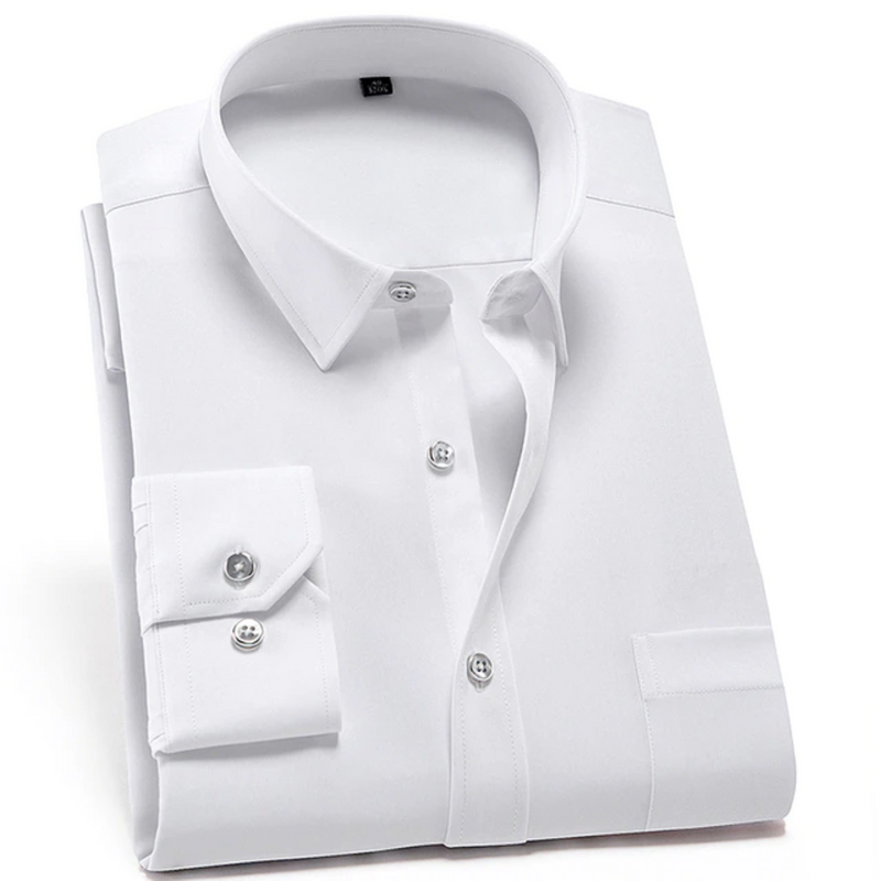 Męska Bez Zagnieceń Rozciągliwa Koszula - Casualowy Slim Fit