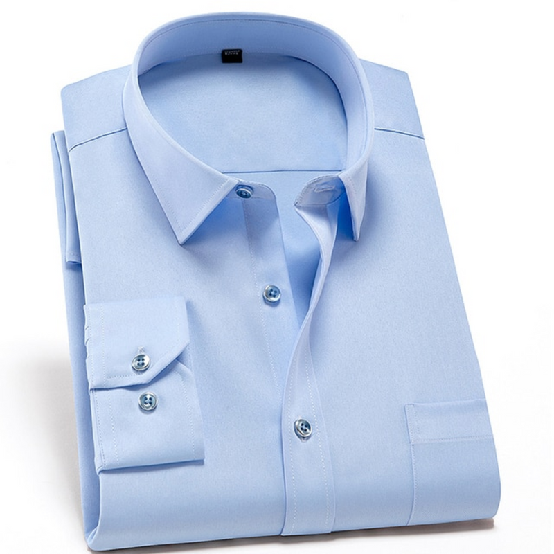 Męska Bez Zagnieceń Rozciągliwa Koszula - Casualowy Slim Fit