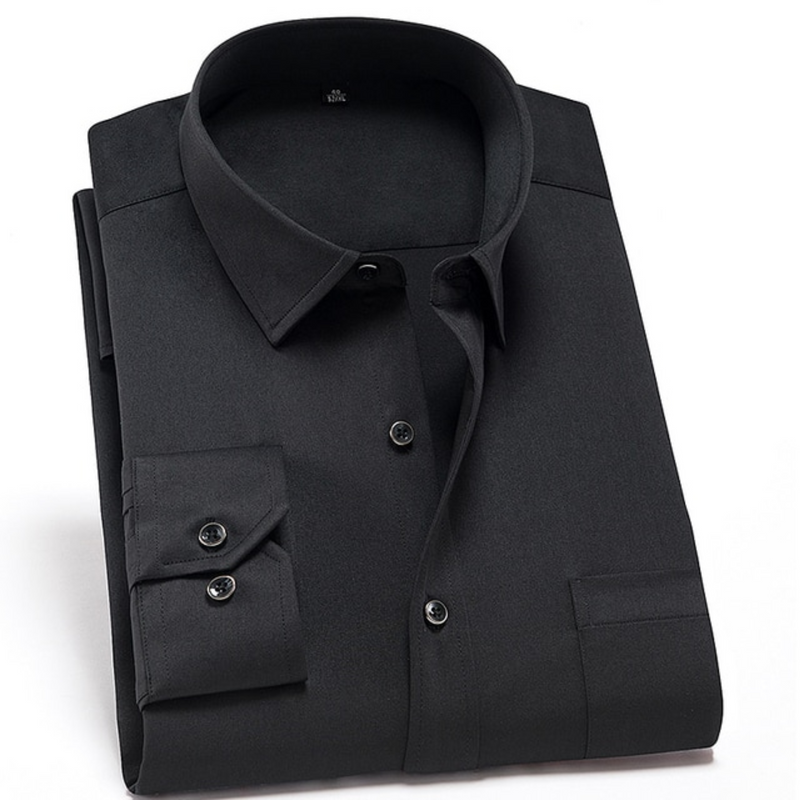 Męska Bez Zagnieceń Rozciągliwa Koszula - Casualowy Slim Fit