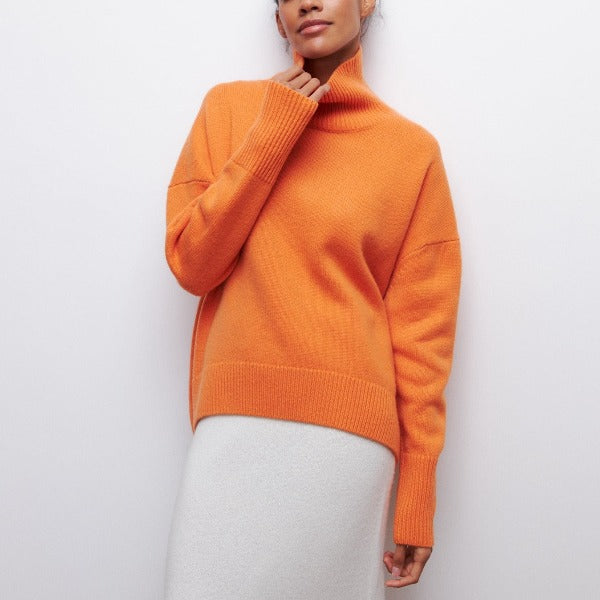 Damski Golf Sweter z Prążkowaniem – Przytulny i Wygodny