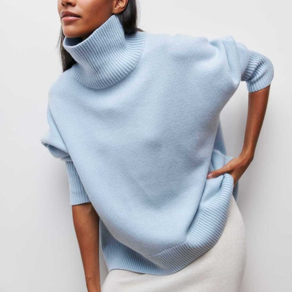 Damski Golf Sweter z Prążkowaniem – Przytulny i Wygodny