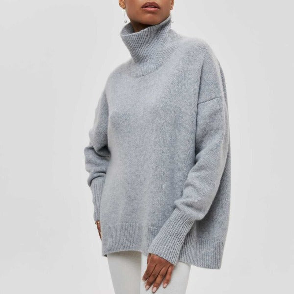 Damski Golf Sweter z Prążkowaniem – Przytulny i Wygodny