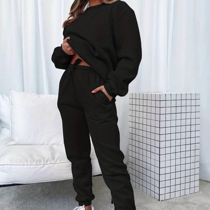 Damski Komplet Sweter i Jogger – Wygodny Loungewear