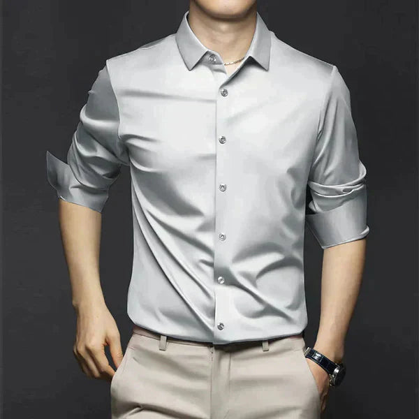 Męska Koszula Slim Fit – Łatwa w Pielęgnacji Klasyczny Krój Oddychająca