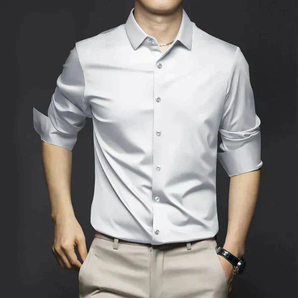 Męska Koszula Slim Fit – Łatwa w Pielęgnacji Klasyczny Krój Oddychająca